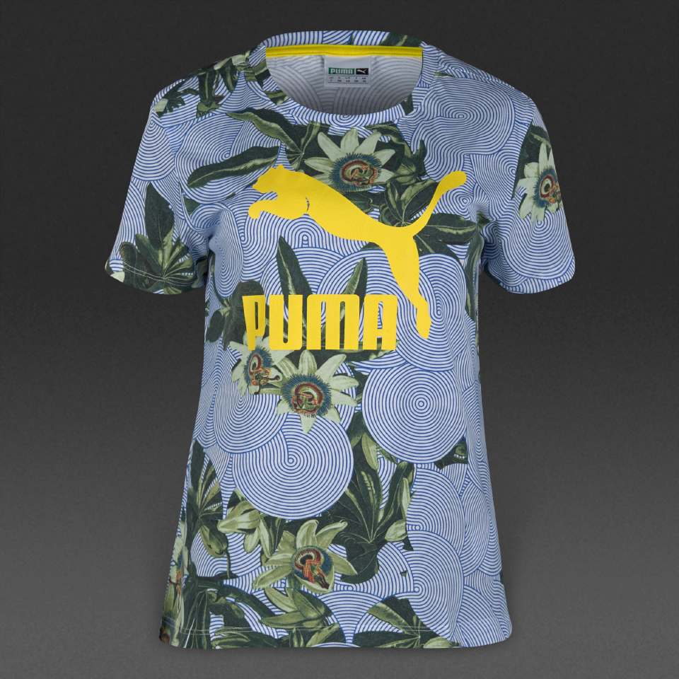 Puma AOP Tee White / AOP for Women